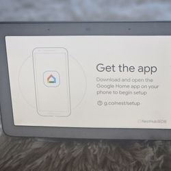 Google Nest Hub is a 7-inch (pixel) smart device.Pantalla de Google Nest Hub dispositivo inteligente