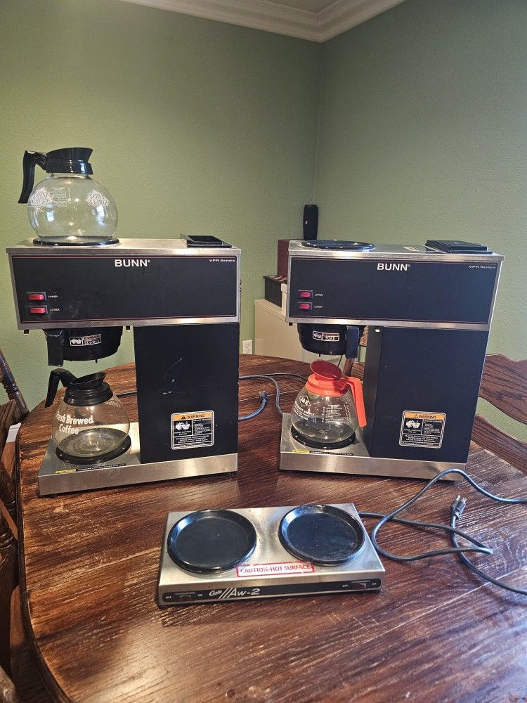2x BUNN Commercial Coffee Maker W/ Burners