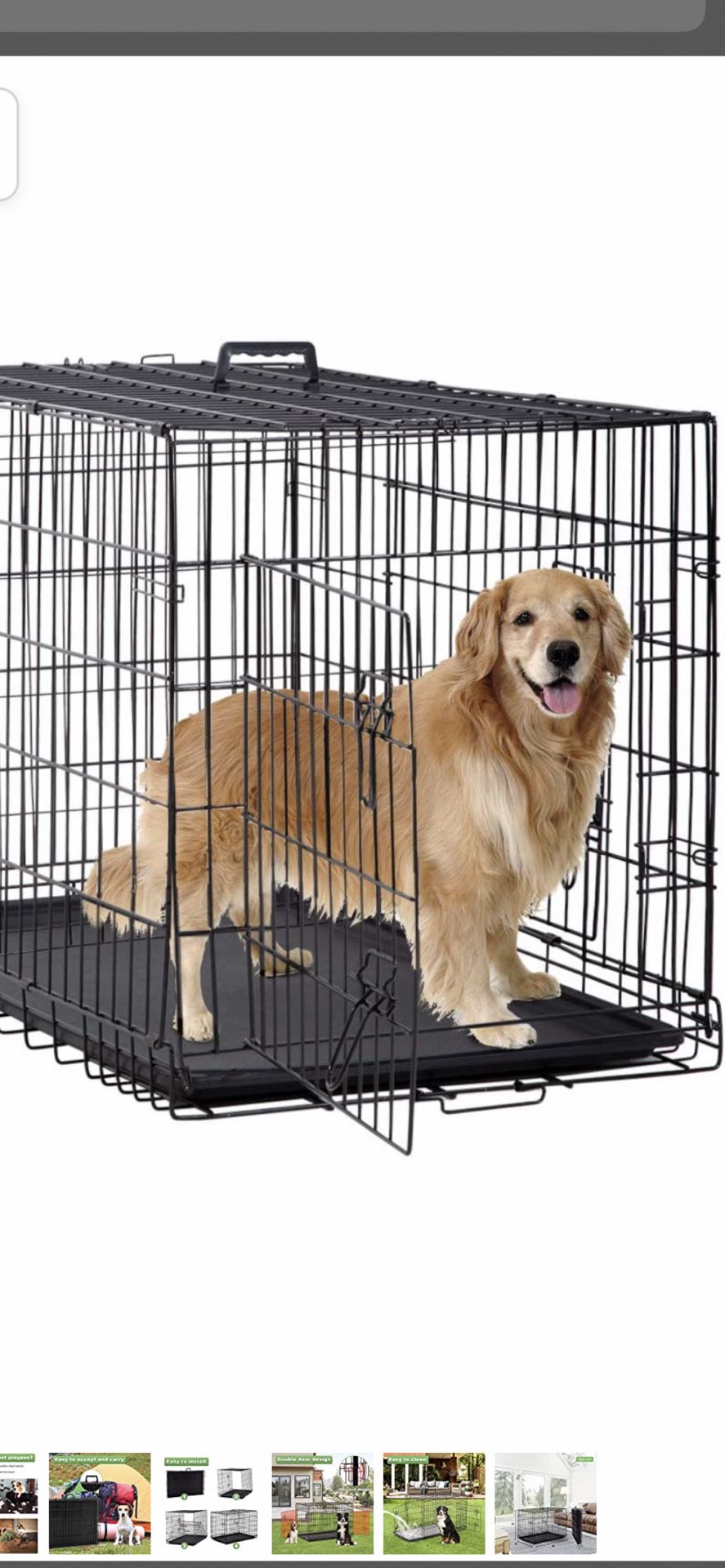 Dog Large Cage 42 X28 Is New In Box 