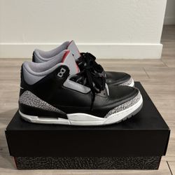  Jordan Black Cement 3 9.5