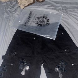 Chrome heart Jean shorts