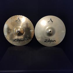 Zildjian 14" A Custom Mastersound Hi Hats Cymbals 4 Drum set Bateria Crash Ride Splash Trash China Ozone Gear 50% Plus Off 