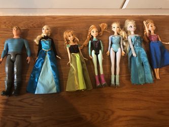 Disney Frozen Barbie dolls