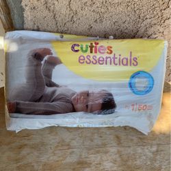 DIAPERS CUTIES ESSENTIALS SIZE 1 50 COUNT,  LUVS SIZE 5 30 COUNT,  DIAPERS SIZE 3  40 COUNT 