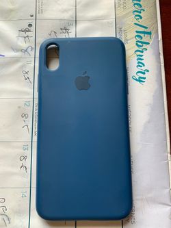 Blue Apple iPhone XS Max case original price $39.99 selling only $15