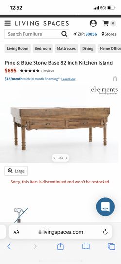 Large Kitchen Island Base From Pine