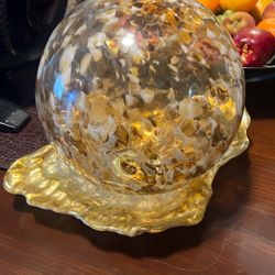 Glass ball decoration