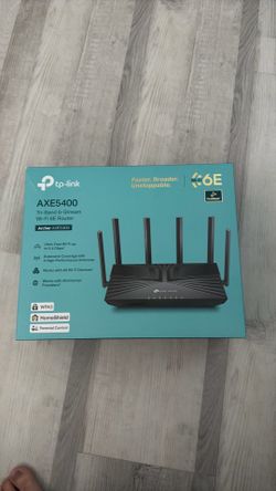 Tp-link AXE5400 Tri-Band 6-Stream Wi-Fi 6E Router home internet