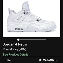 Jordan 4 Retro Pure Money Size 9.5M