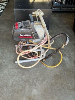 Spray paint machine