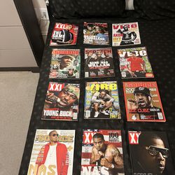 12 Hip Hop Magazines From Vibe,  XXL & The Source