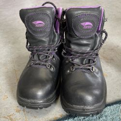 Women’s Steel Toe Avenger Work Boots Size 8