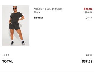 NEW Fashion Nova New Shorts Outfit $30