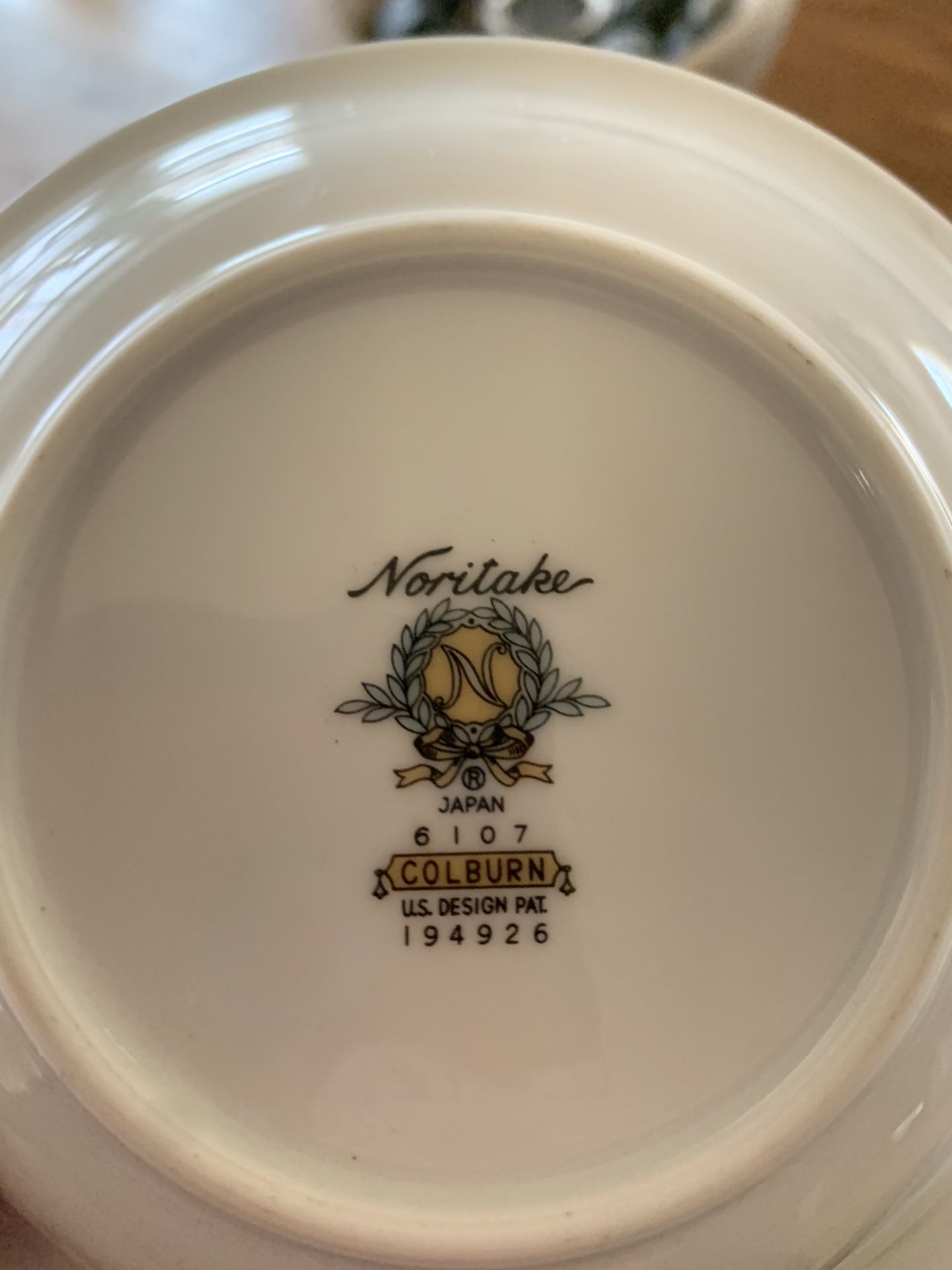 Vintage Noritaki Colburn Bone China Set Service For 12