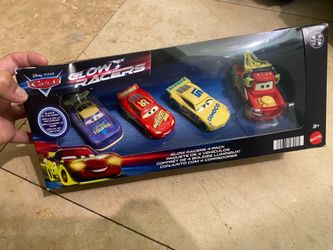 Disney Pixar Cars Glow Racers 4-Pack