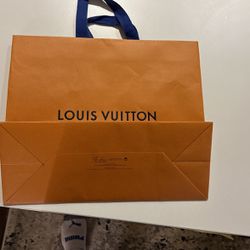 lv shoes box and bag
