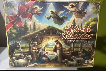 New religious theme advent calendar puzzle! Great gift!