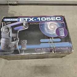 Meade ETX-105EC Telescope With Tripod And Eyepiece.