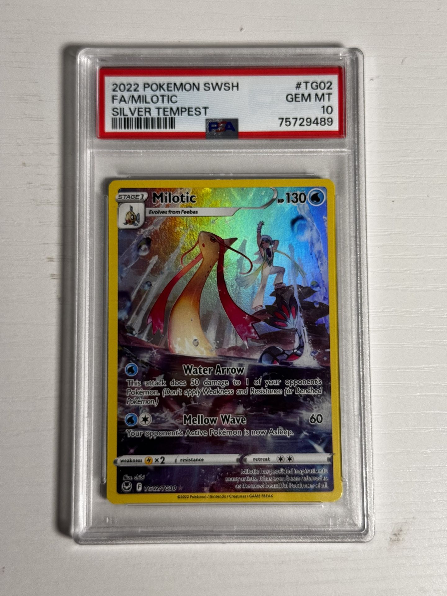Milotic Tg02 Psa 10 Lost Origin 