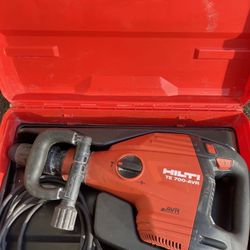 Hilti Demolition Breaker Hammer Drill 120v SDS Max TE 700 Corded w AVR Case 2022.  Hilti 120 Volt SDS Max TE 700 Corded Demolition Breaker Hammer with