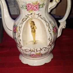 Antique Tea Pot..(Ballerina Music Tea Pot)