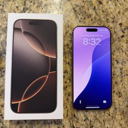 iPhone 16 Pro 256GB- Desert Titanium- Unlocked 