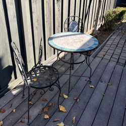 Bistro patio set 