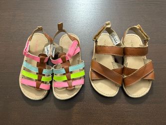 Girls Carter’s Sandals Size 7 & 8
