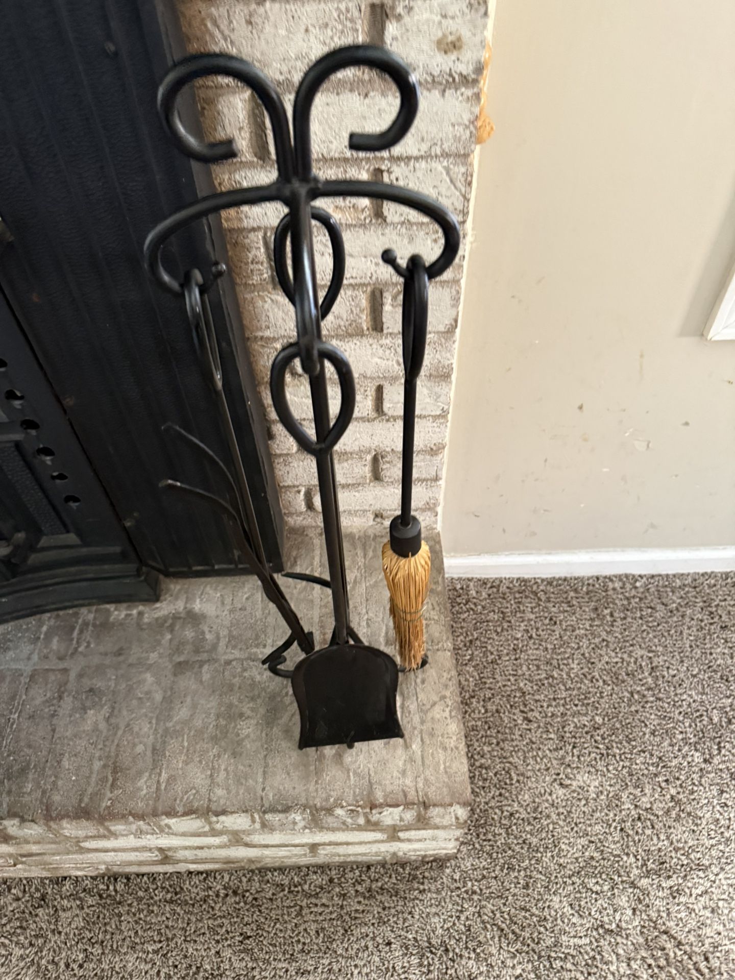 Solid Fireplace Tool Set
