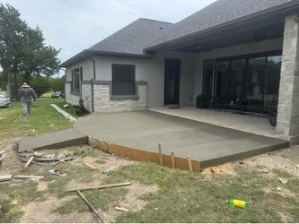 concrete base