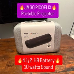 🔥 JMGO PicoFlix Battery Portable Projector 🔥 NEW & SEALED 🔥