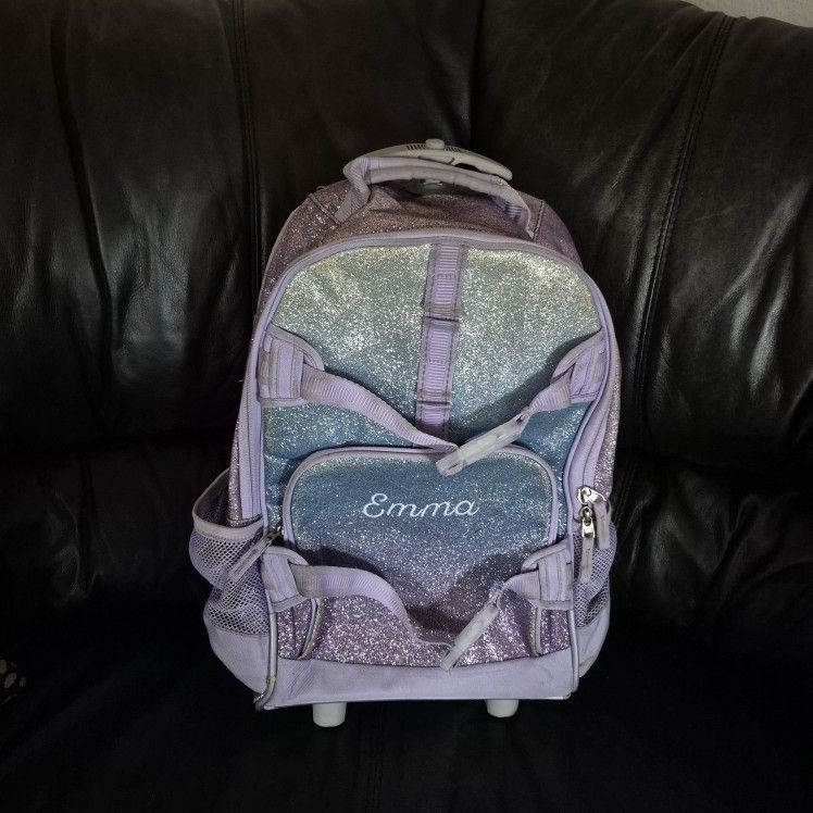 Rolling Back Pack For Girl