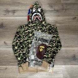 Green Camo Bape ZipUp