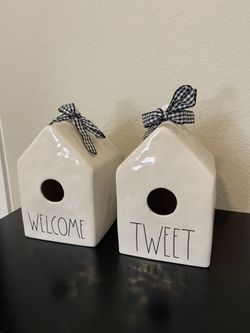 Rae Dunn Birdhouses