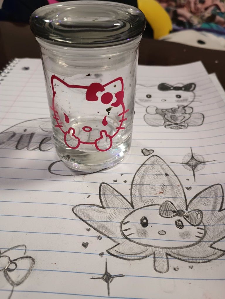 Cute Hello Kitty Jar 