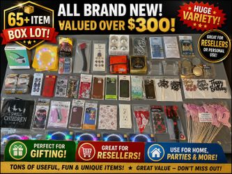 📦 65+ Piece Brand New Box Lot – Over $300 Retail Value! Perfect for Resellers, Gifts, or Personal Use! 📦