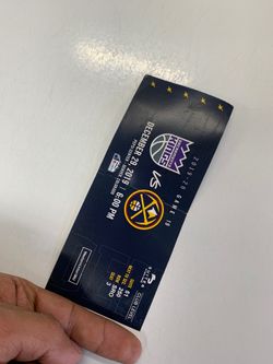 Denver Nuggets ticket for tonight