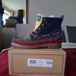 Polo Ranger Mid Boot "Colorblock Suede" Size 10 5 Brand New