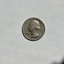 1967 Washington Quarter- No Mint Mark Letters and Date on Rim Mint ERR 