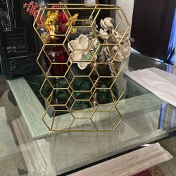 Gold Wine Rack