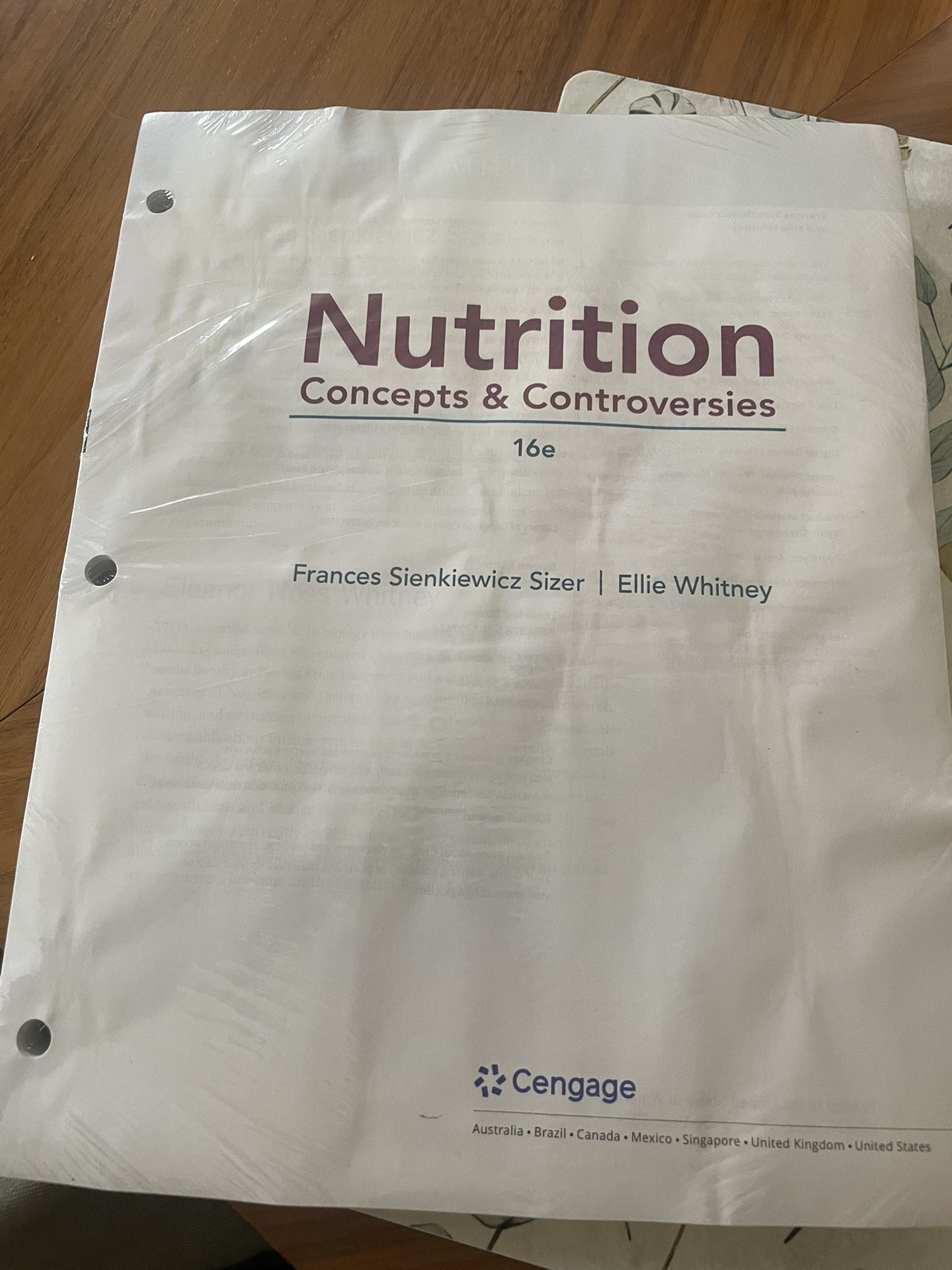 NUTRITION Concepts & Controversies 16e