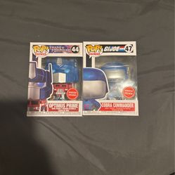 Coba And Optimus Game Stop Exclusive Pops