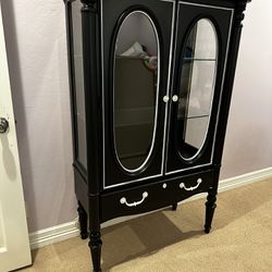 Armoire with Glass Shelves  
