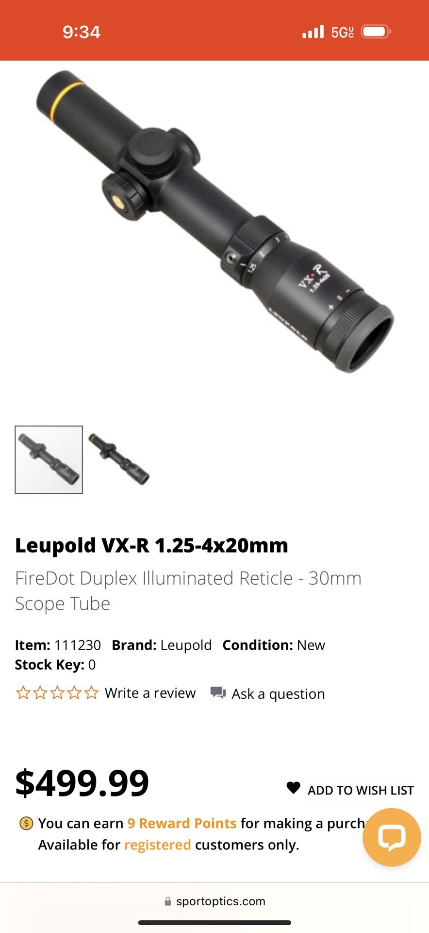 Leupold Vx-r Hog