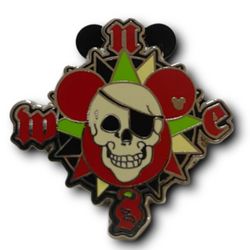 Disney, Pirate Compass 2007 Disneyland Authentic Trading Collectible Lapel Pin