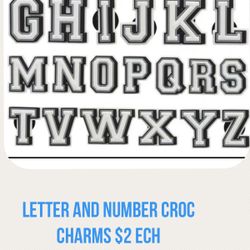 Croc 🐊 Charms $2 Ech