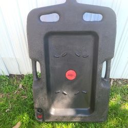 Flo Tool 15 Gallons Oil Drain Pan With Seal Cap Good Up To Semi-Truck Heavy Duty Plastic With Wheels 