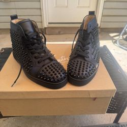 christian louboutin louis flat calf