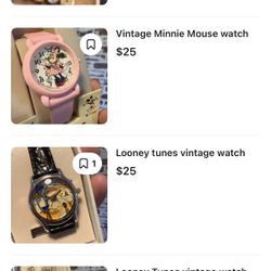 Vintage Disney Watches