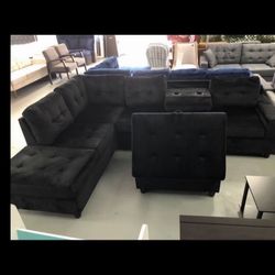 New Sectional + Ottoman 